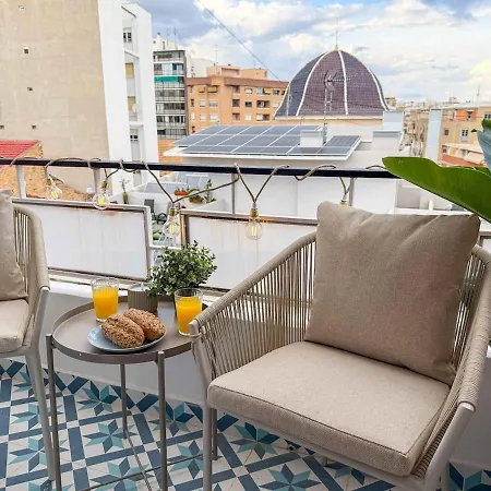 Casa Segarra Luz, Estilo Y Vistas En El Mercado Apartment